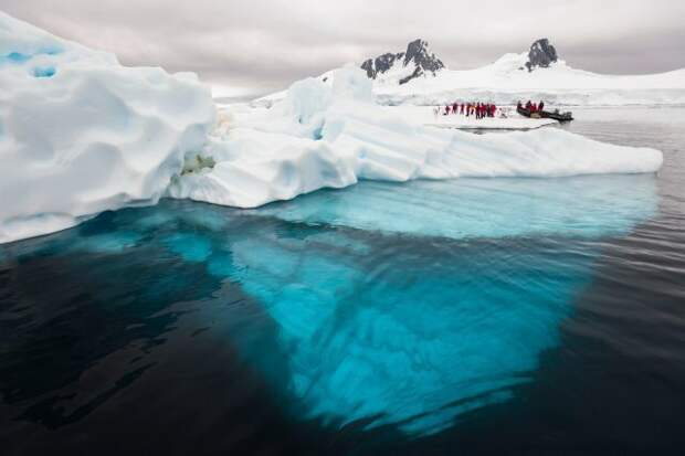 1. Часть айсберга, скрытая под водой боязнь, в мире, вода, красота, талассофобия, фото