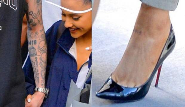 Pete Davidson and Ariana Grande Tattoos