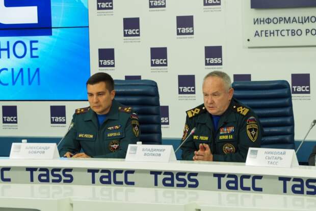 В пресс-центре Информационного агентства России ТАСС состоялась пресс-конференция по теме: «Пожарная безопасность и безопасность на водных объектах столицы в летний период». Фото МЧС Москвы по ВАО