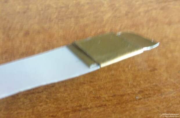 Простейший свисток из листового металла своими руками