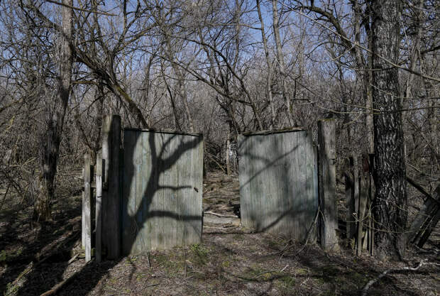 Заброшенное село Залесье около Чернобыльской АЭС