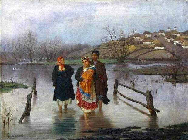 В половодье. (700x520, 146Kb)