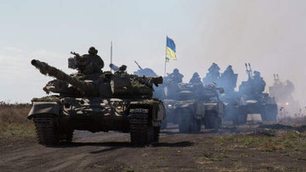 Танки украинской армии в Донецкой области. Архивное фото