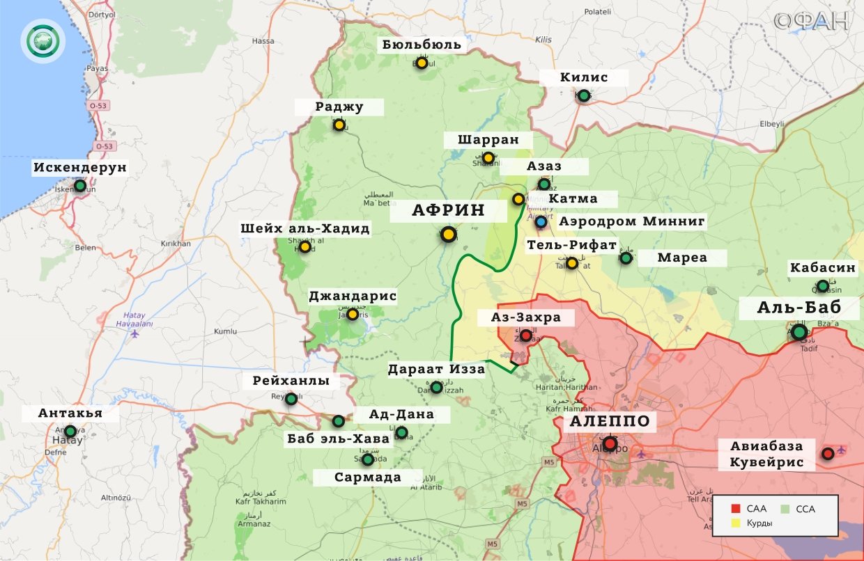 Сирия новости 3 октября 07.00: курды снова атаковали ССА в Африне; в Идлибе был убит главарь «Ахрар аш-Шам»