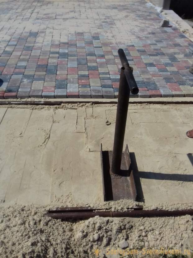 Подъезд к дому из тротуарной плитки
