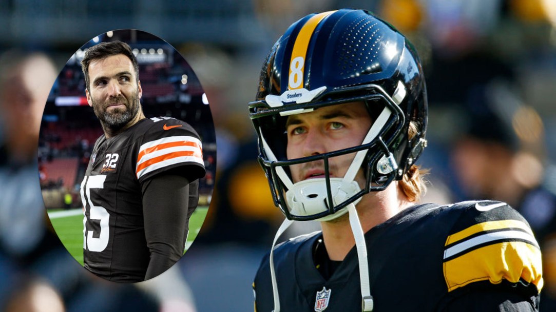 Kenny Pickett Joe Flacco Touchdown Pass