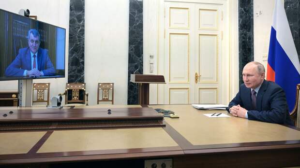 Президент РФ В. Путин предложил пост врио главы Северной Осетии - Алании С. Меняйло - РИА Новости, 1920, 12.04.2021