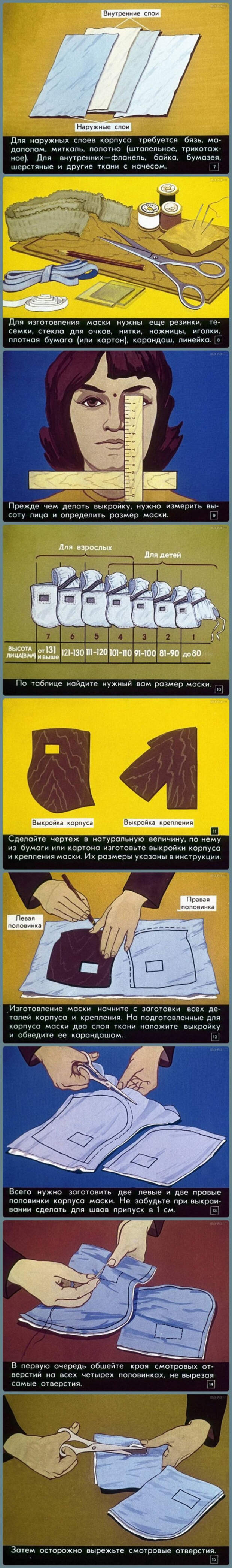 Как сшить маску от ядерного взрыва (diy)