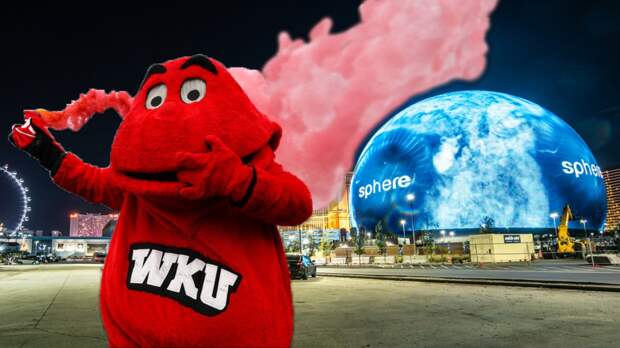 The Sphere Western Kentucky Big Red Mascot