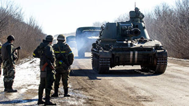 Украинские военные в Донецкой области. Архив