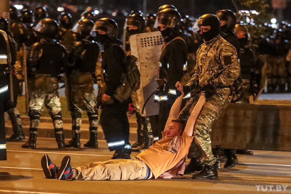 Протесты в Минске. 10.08.2020. Ночь