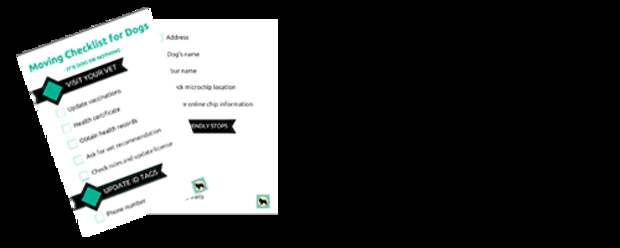 Click here for your free moving (or travel) checklist for dogs!
