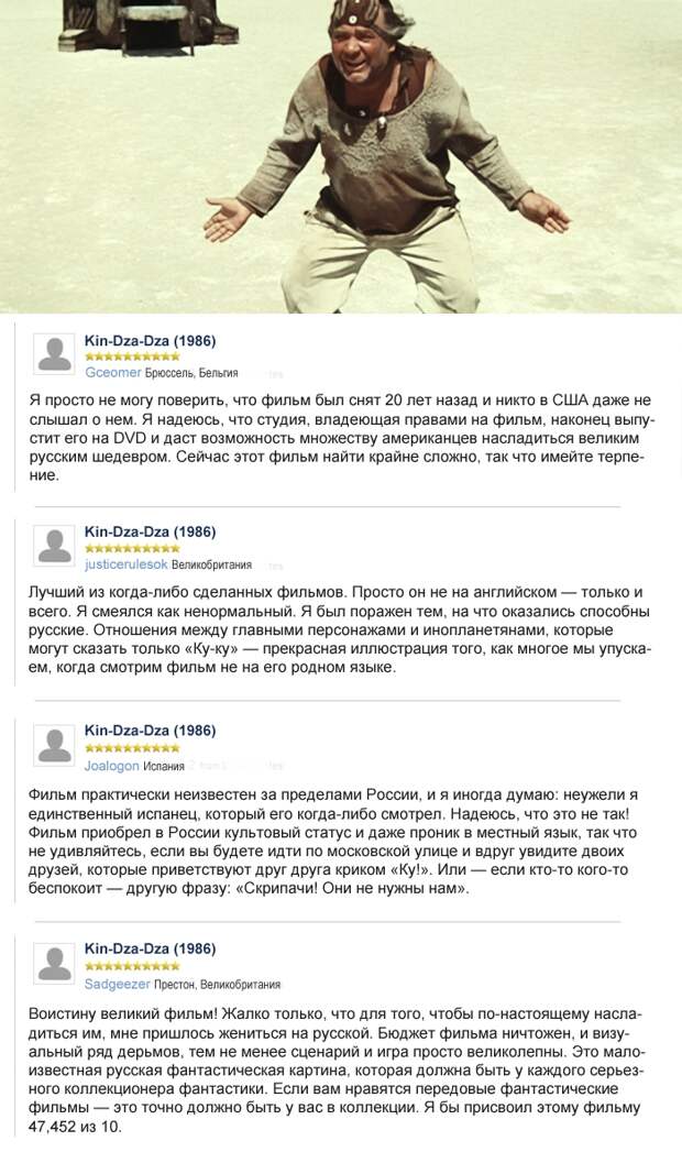 20 рецензий: что иностранцы думают о русском кино 20 рецензий: что иностранцы думают о русском кино рецензии, советские фильмы