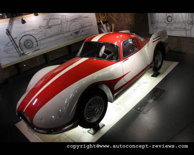 Прототип газотурбинного автомобиля Fiat 1954 fiat, газотурбинный двигатель, концепт, прототип, турбина