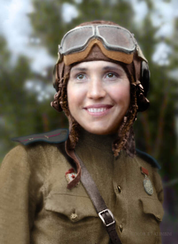 Fighter pilot Antonina Lebedeva