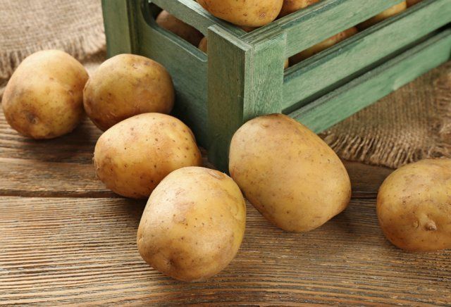 Мытый картофель