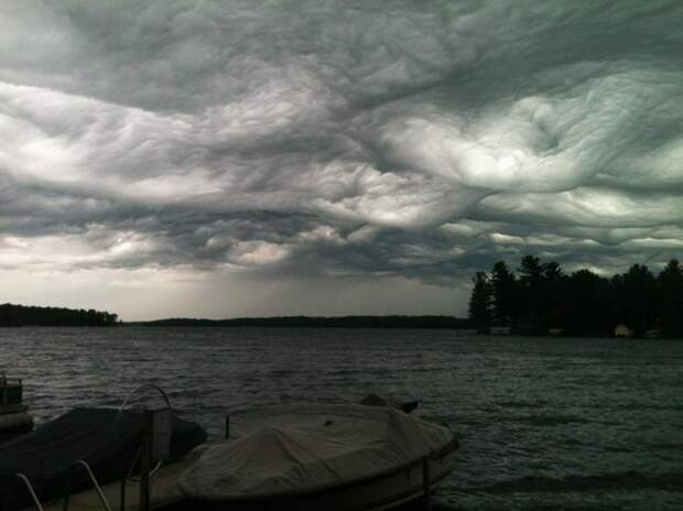 Страшные и одновременно восхитительные облака - асператус (17 фото)