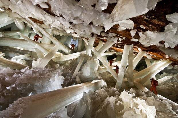 Пещера кристаллов в Мексике. земля, красота, пейзаж, планета
