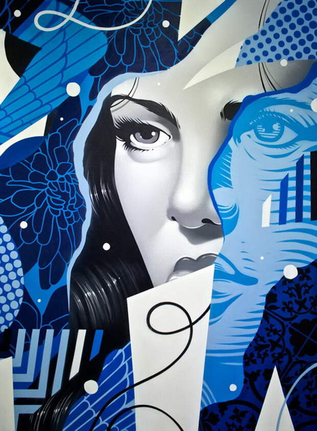 Яркие коллажи Tristan Eaton