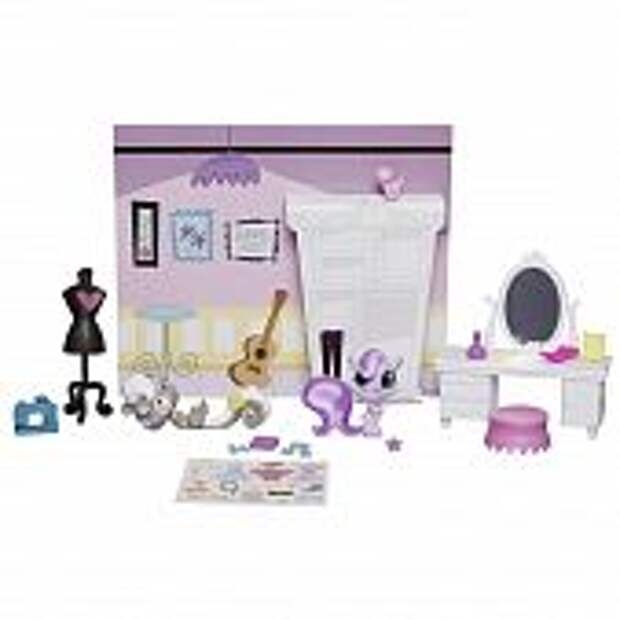 Тематический игровой набор Littlest Pet Shop Гламурные одежки