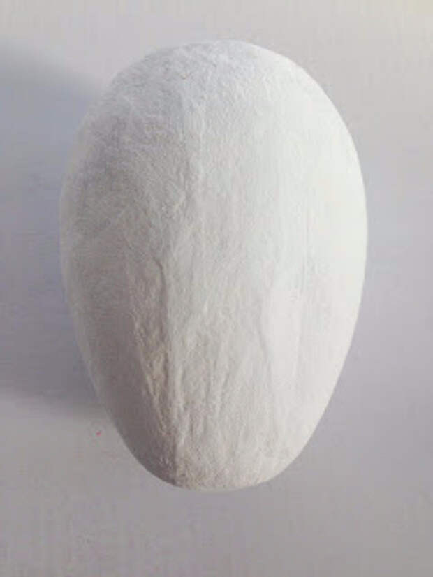 Белая сова из папье маше и боа (2) (240x320, 37Kb)