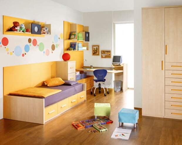 Красивый дизайн детской комнаты фото