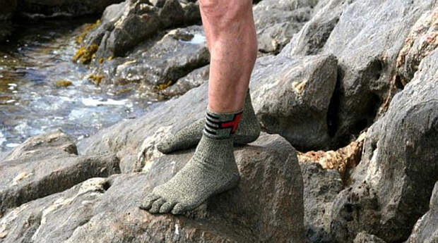 Швейцарская компания Swiss Barefoot Company создала высокопрочные носки, которые могут заменить спортивную обувь.