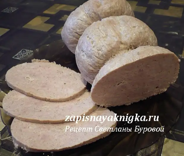 Домашняя вареная колбаса - пошаговый рецепт - 2D-Recept