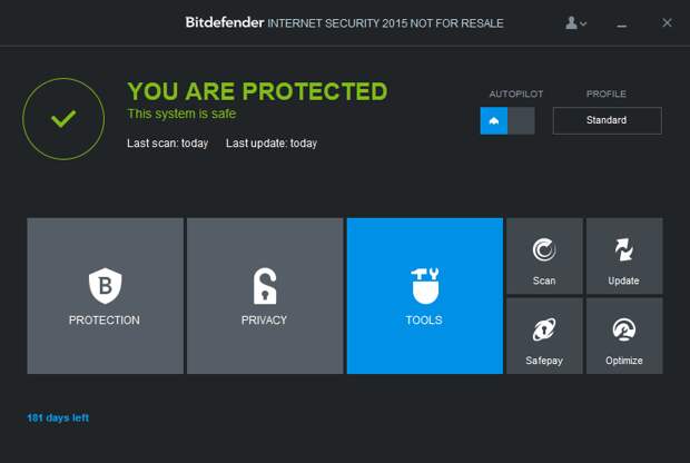 Bitdefender Internet Security 2015 на 6 месяцев бесплатно