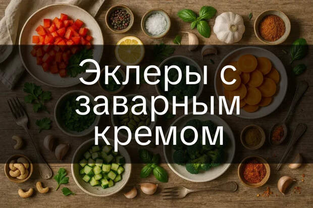 Эклеры с заварным кремом