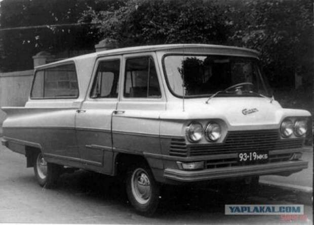 Уникальные авто СССР: микроавтобус "Старт" с пластиковым кузовом