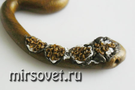 повторяем рисунок на теле змейки
