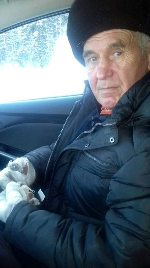 В Тюменской области спасли дальнобойщика с отмороженными руками авто, водитель, дальнобойщик, дпс, зима, мороз, обморожение, спасение
