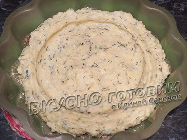 Картофельное гнездо с курицей-4