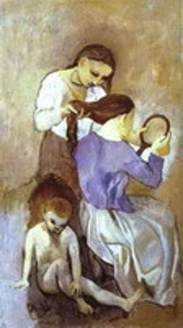Пабло Пикассо. Причесывание. 1906