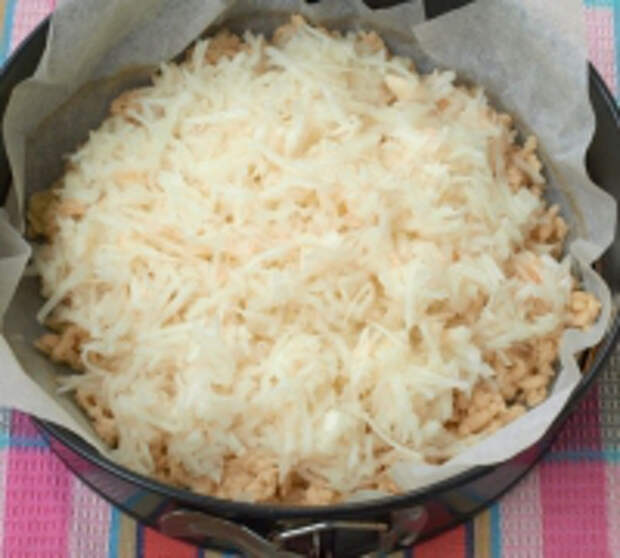 Тёртый яблочный пирог