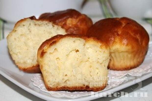 Кексы с плавлеными сырками, pirogi pirozhki muchnye blyuda Кексы с плавлеными сырками