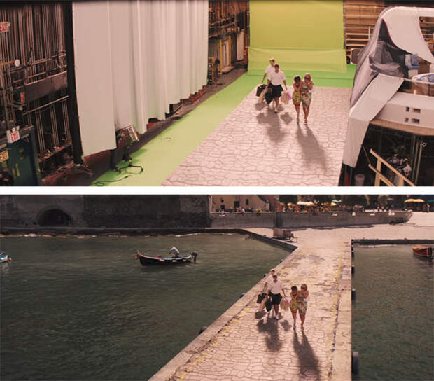 Визуальные эффекты в кино: до и после (фото)