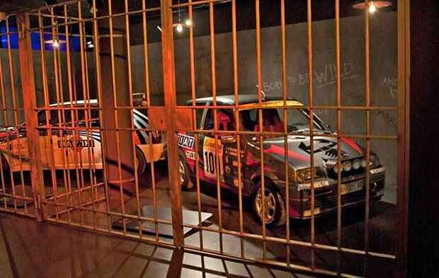 Музей авто истории в турине, италия. (трафик)