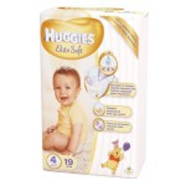 Подгузники Huggies Elite Soft 4 (8-14 кг) 19 шт.