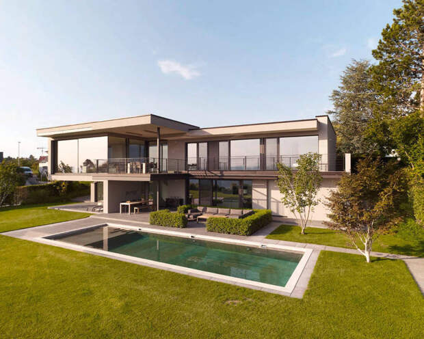 Objekt 329 / meier-architekten.ch : Дома в стиле модерн от meier architekten