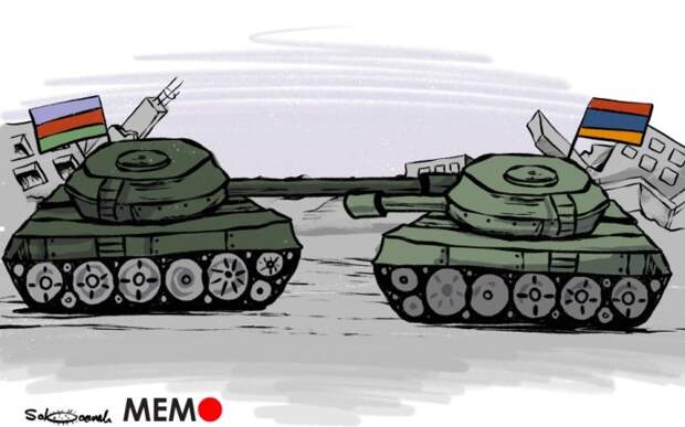 Война в Карабахе в карикатуре