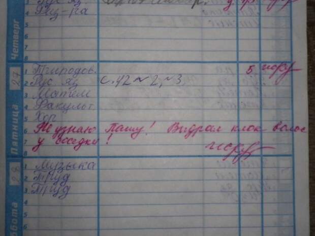 Учительские перлы из школьных дневников дневник, записи, записи в дневниках, школа, юмор
