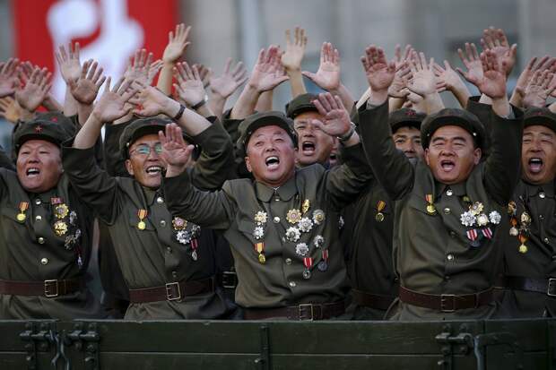 Северная Корея отмечала 70-ю годовщину со дня основания правящей Трудовой партии страны корея, праздник