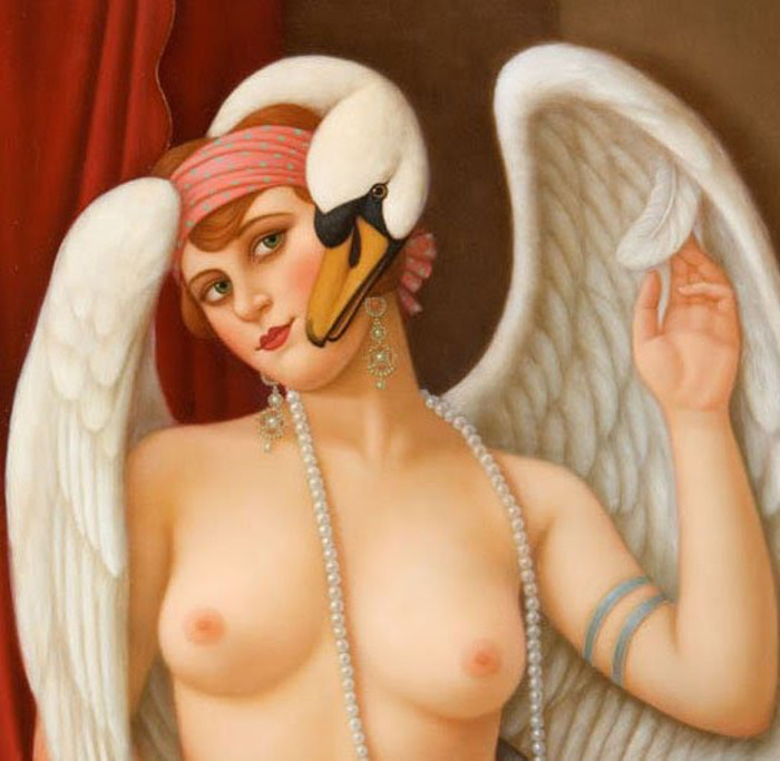 Лебедь. Автор: Colette Calascione.