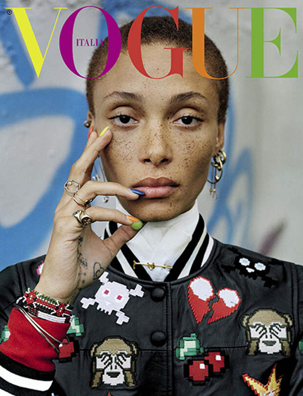 Адвоа Абоа на страницах Vogue, 2015