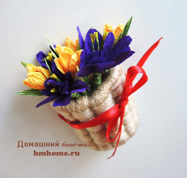 Магнит Корзинка с цветами
