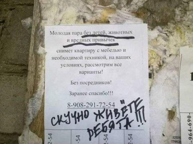 Душевный копирайтинг от народа написи, объявление, позитив, юмор