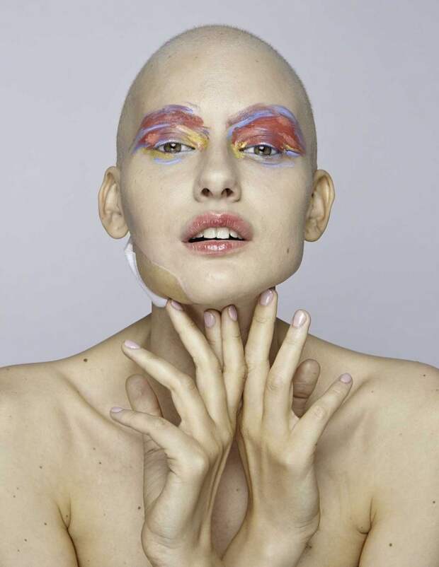 Невероятные фотографии модели, потерявшей челюсть из-за рака модель, рак