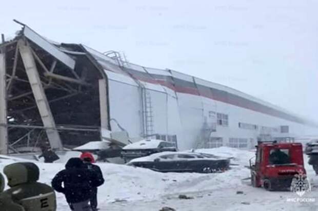 Завершены спасательные работы на месте обрушения крыши липецкого завода